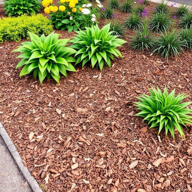 Decorative bark mulch
